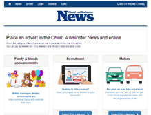 Tablet Screenshot of adbooker.chardandilminsternews.co.uk